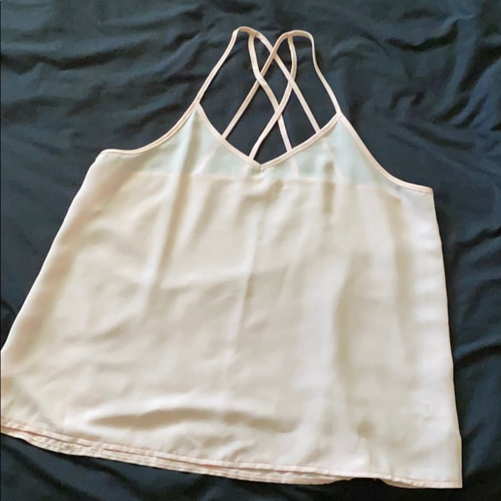 NWOT Zenana Outfitters blush pink halter tank